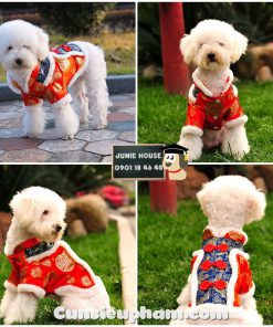 Junie House chuyên cung cấp trang phục cosplay cho chó mèo như áo Adidacog có mũ, hiệp sĩ cao bồi, trang phục Superman, Cướp biển, trang phục tết cho chó mèo... Hotline 0901 18 46 48