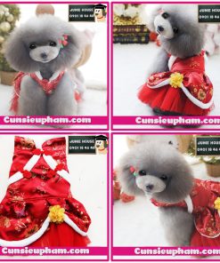 Junie House chuyên cung cấp các mẫu quần áo chó mèo như váy tết cho chó mèo, kimono cho chó mèo, Superman, Minions... Hotline 0901 18 46 48