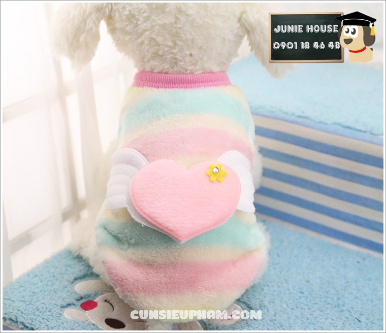 Junie House chuyên cung cấp quần áo cho chó, quần áo chó mèo, đồ chơi cho chó mèo, phụ kiện cho chó mèo, áo bông 3 lỗ cho chó mèo... Hotline 0901 18 46 48