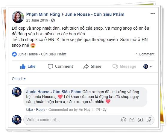 Feedback khách hàng Hà Nội - Junie House | Cún Siêu Phàm