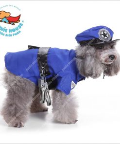 Junie House chuyên cung cấp quần áo, phụ kiện cho thú cưng: Trang phục superman, cướp biển, minions, trang phục cosplay cảnh sát cho chó mèo | 0901.18.46.48