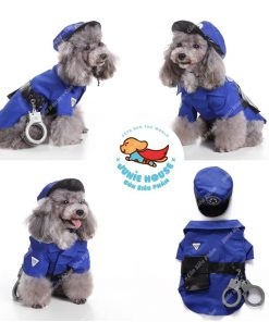 Junie House chuyên cung cấp quần áo, phụ kiện cho thú cưng: Trang phục superman, cướp biển, minions, trang phục cosplay cảnh sát cho chó mèo | 0901.18.46.48