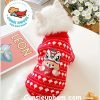 ÁO THUN CÓ TAY ĐỎ MẶC TẾT CHO CHÓ MÈO